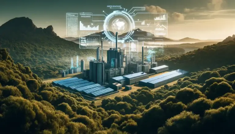 Entreprise 2 Panneaux solaires site industriel en Corse solution clé en main