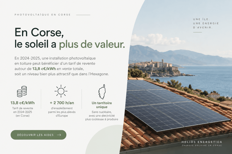 Blog 1 panneau solaire corse - Helios Energetica